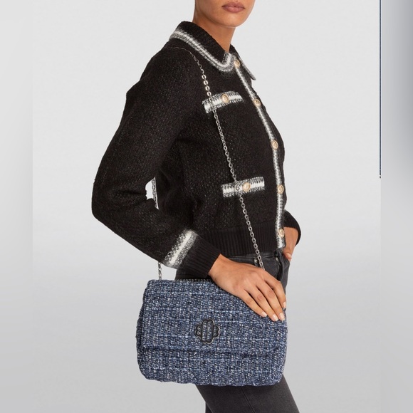 Maje Handbags - Maje Tweed Clover Shoulder Bag